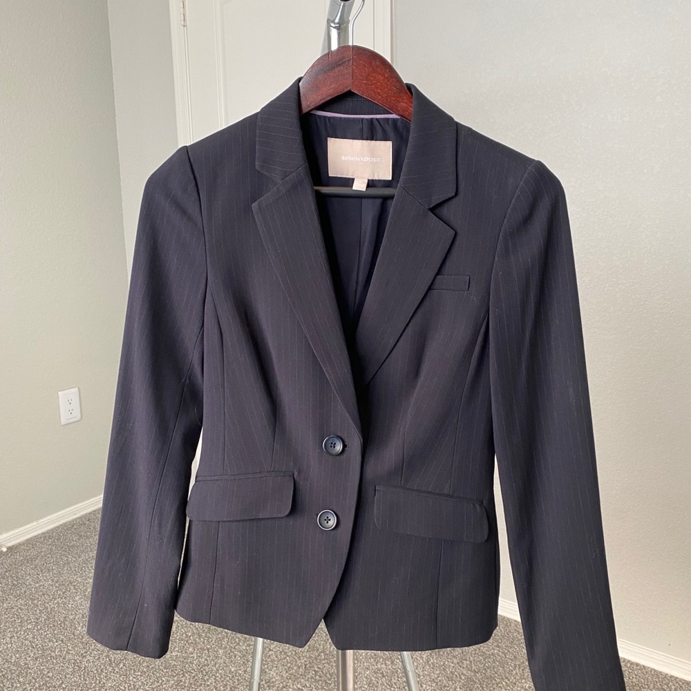 Banana Republic jacket and skirt